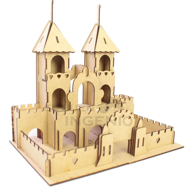 Castillo 1 para figuras pequeñas por ejemplo Lego