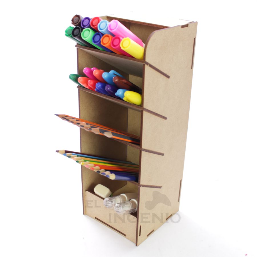 Organizador de escritorio Individual 1 con base para celular Conejo
