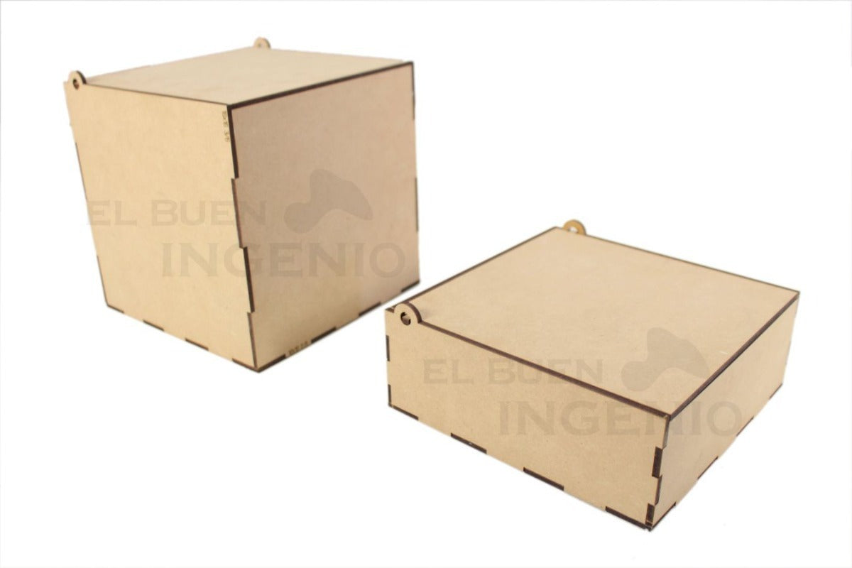 Caja De Madera Para Regalo Con Tapa Cajita De Madera Desarmada