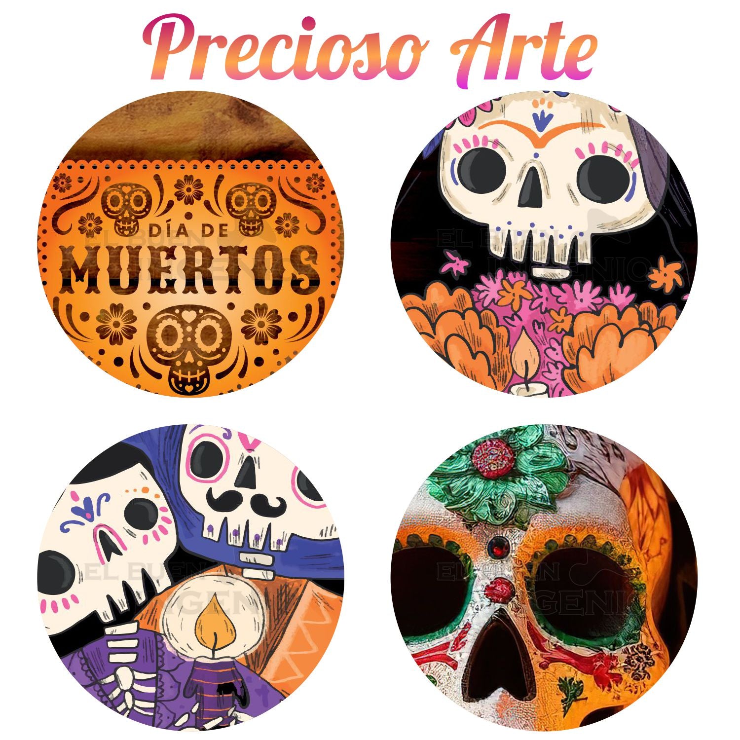 Lona impresa decoración altar ofrenda Dia de Muertos Halloween