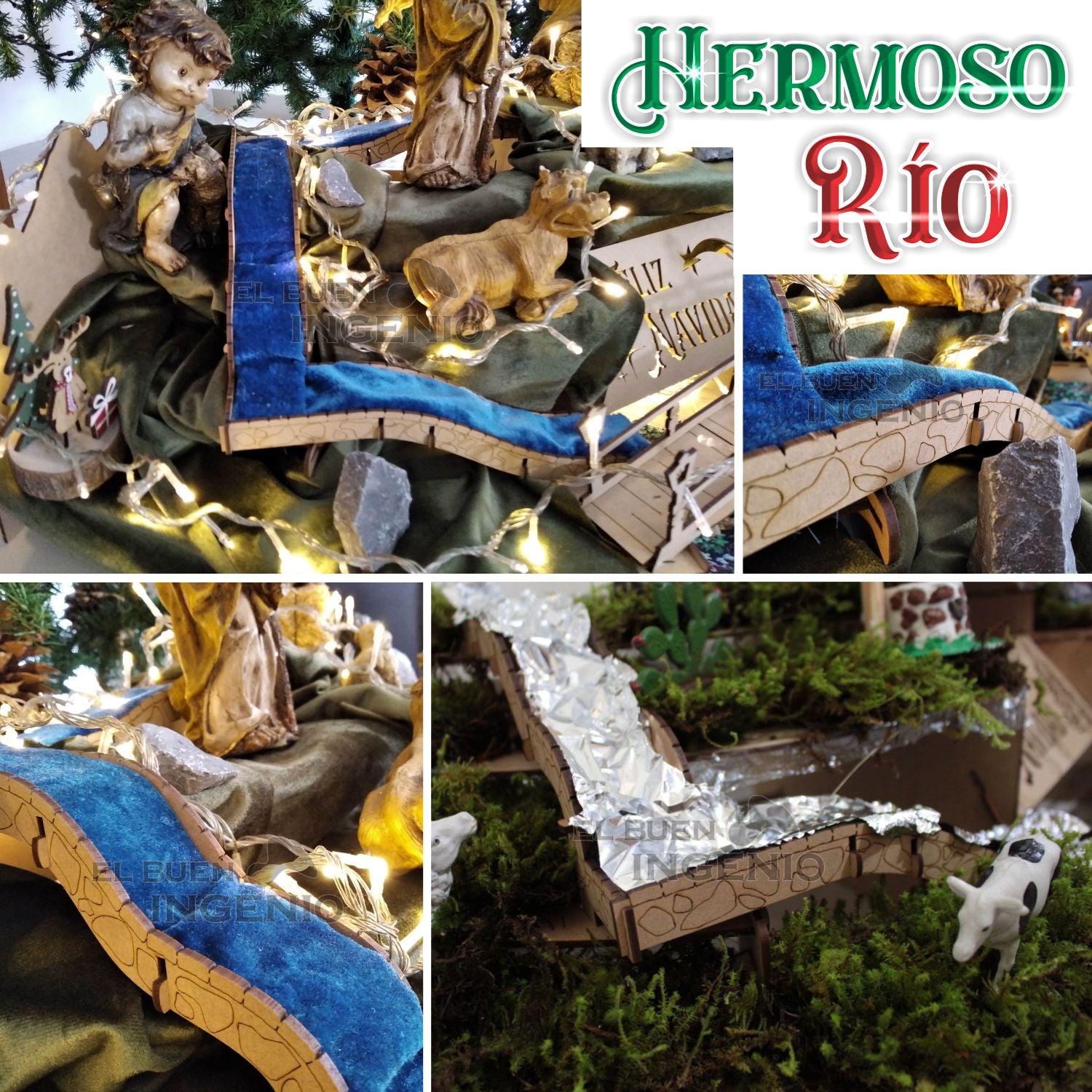 Base Nacimiento Tradicional Mexicano Navideño
