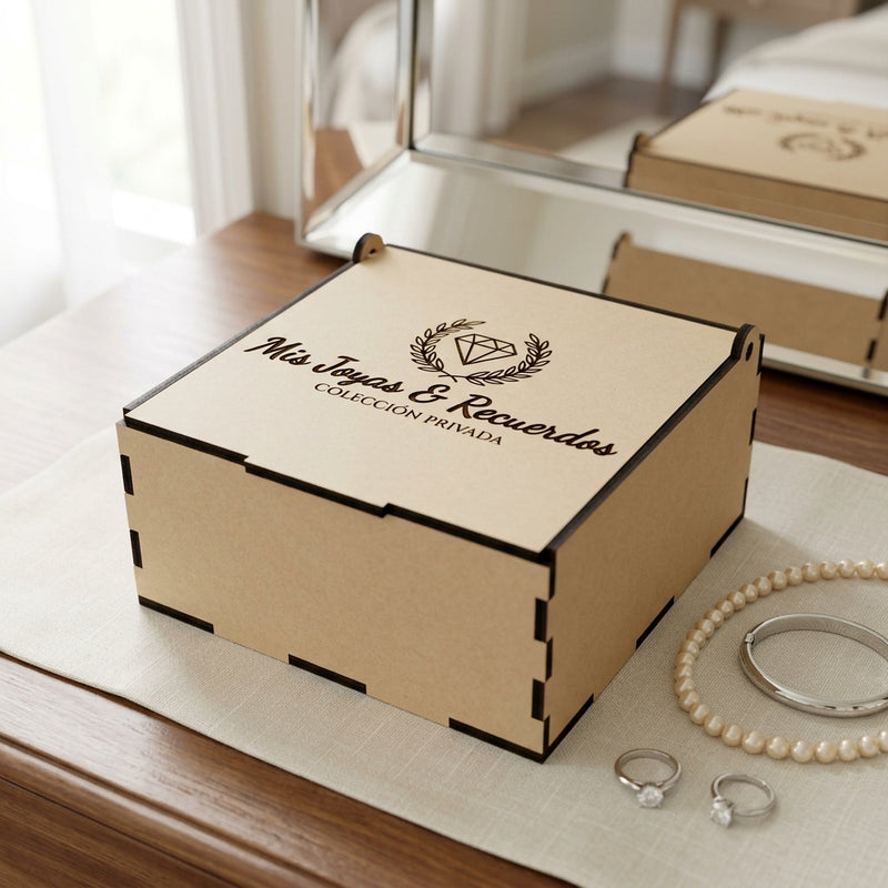 Caja con Tapa Abatible
