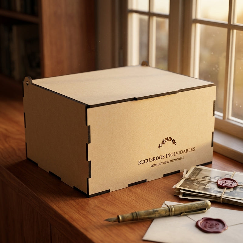 Caja con Tapa Abatible