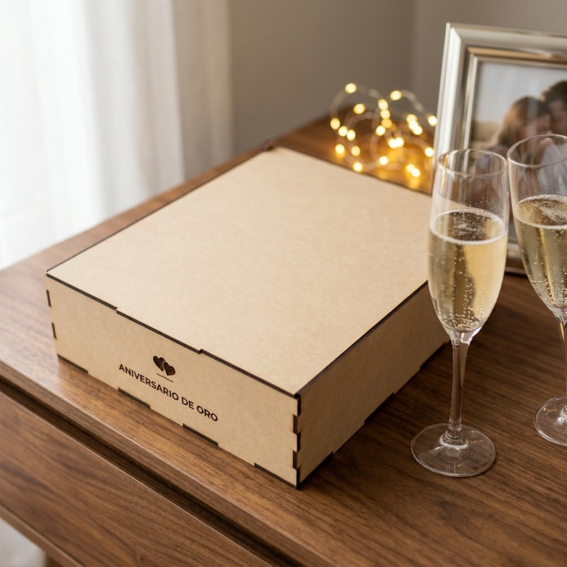 Caja con Tapa Abatible