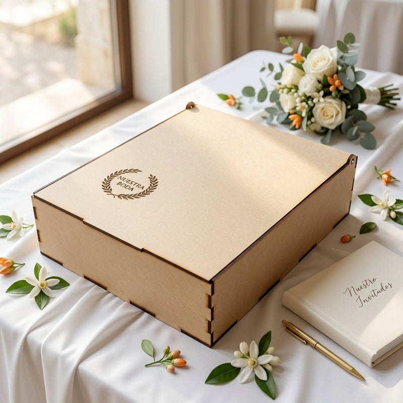 Caja con Tapa Abatible
