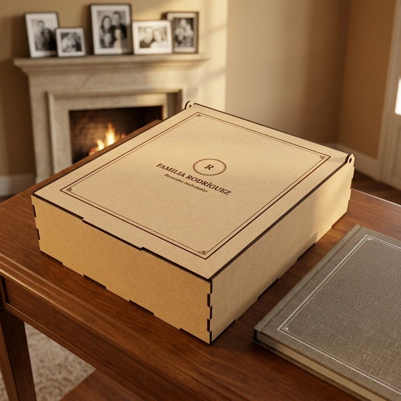 Caja con Tapa Abatible