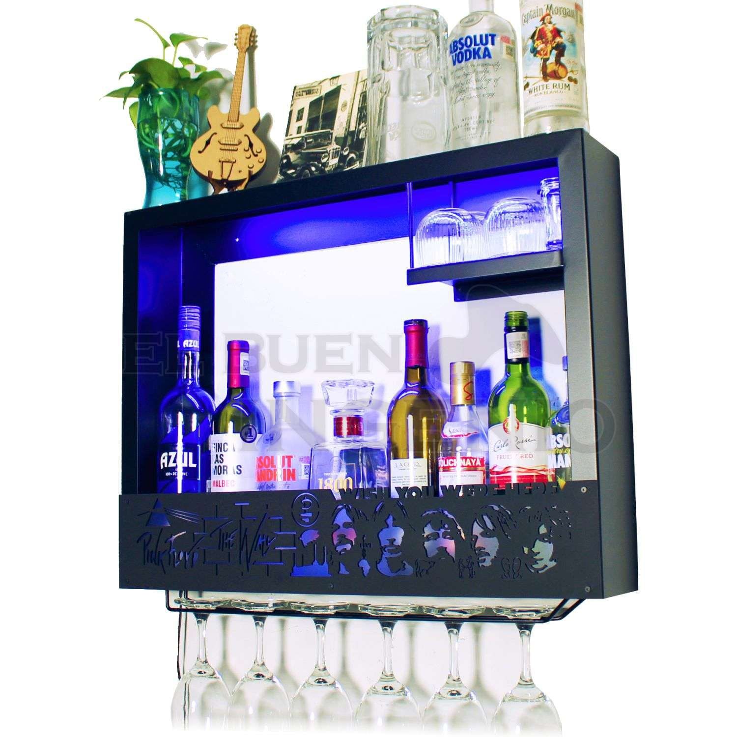 Bar Pink Floyd Cantina Cava Repisa Moderna Vino Roger Waters David Gilmour