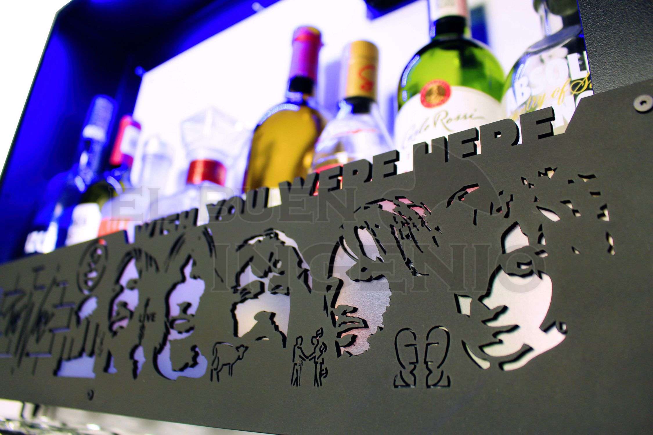 Bar Pink Floyd Cantina Cava Repisa Moderna Vino Roger Waters David Gilmour