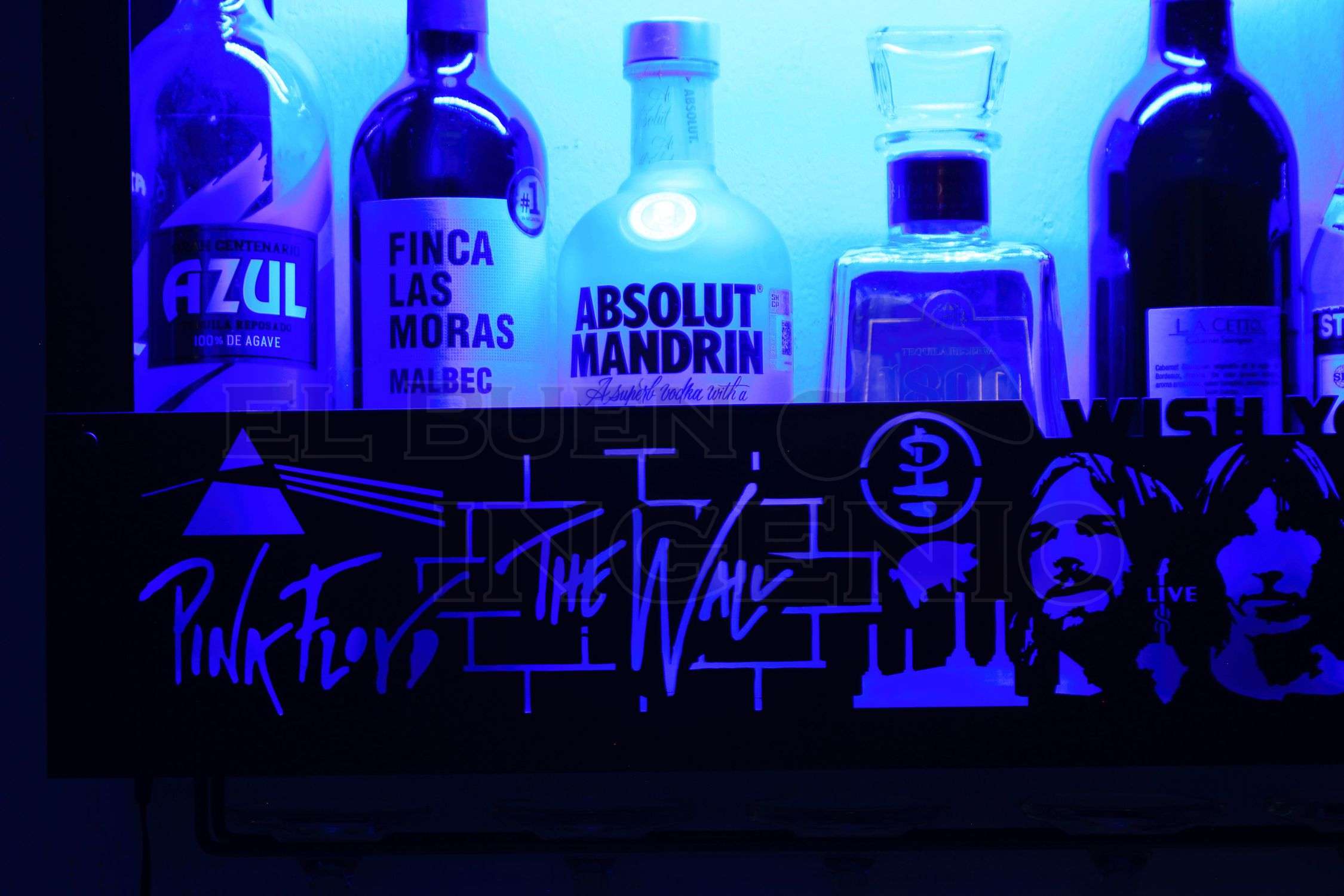 Bar Pink Floyd Cantina Cava Repisa Moderna Vino Roger Waters David Gilmour