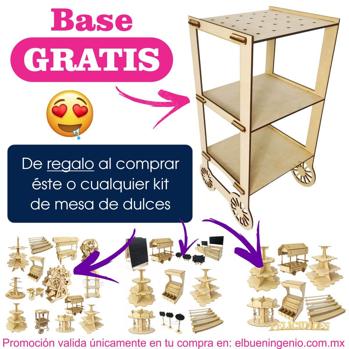 Mesa de dulces Bautizo Estrellas