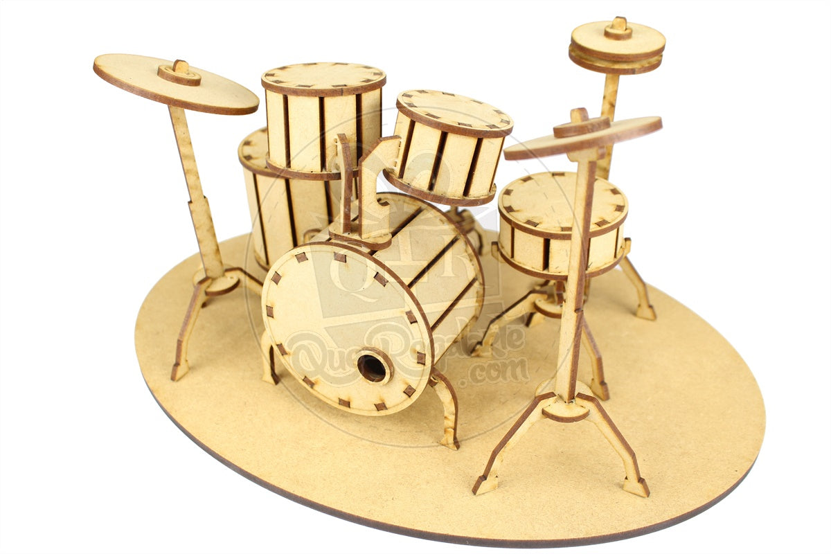 Mini Bateria Rompecabezas 3D Regalo Para Musicos