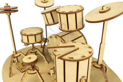 Mini Bateria Rompecabezas 3D Regalo Para Musicos