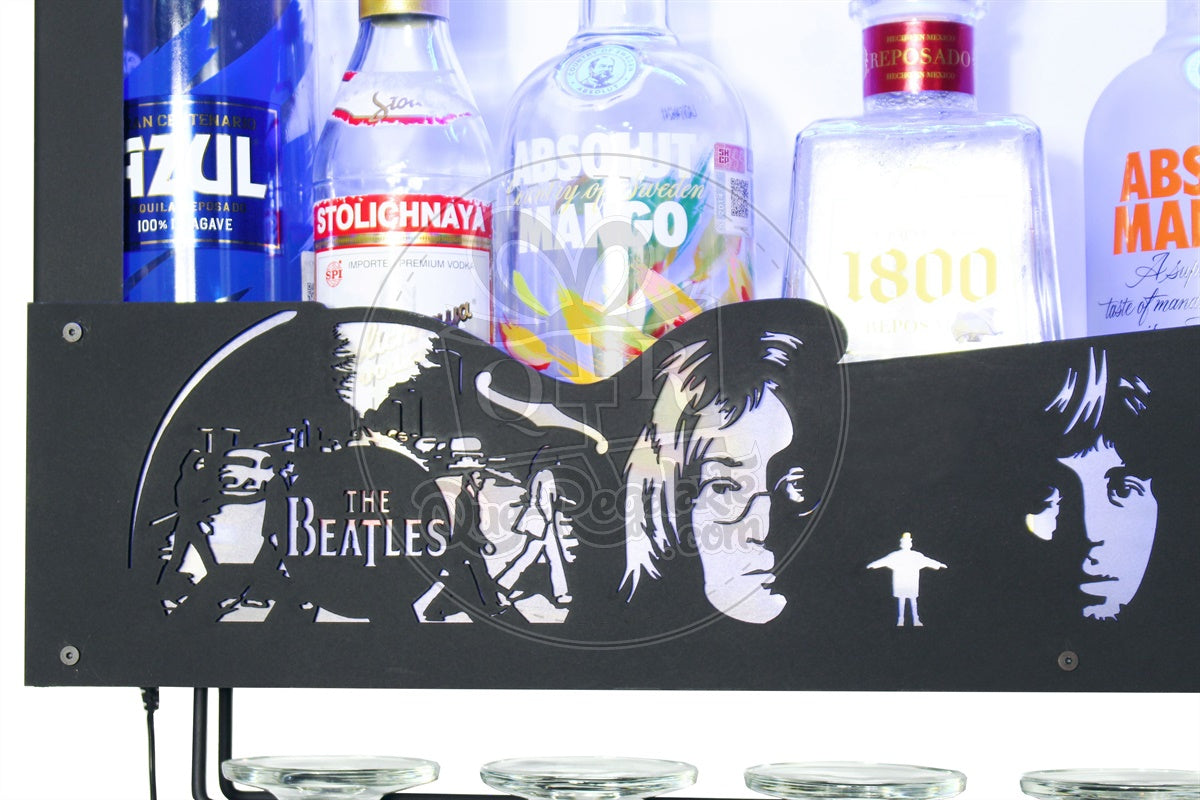 Cantina The Beatles cantinera moderna leds cava porta vinos regalo