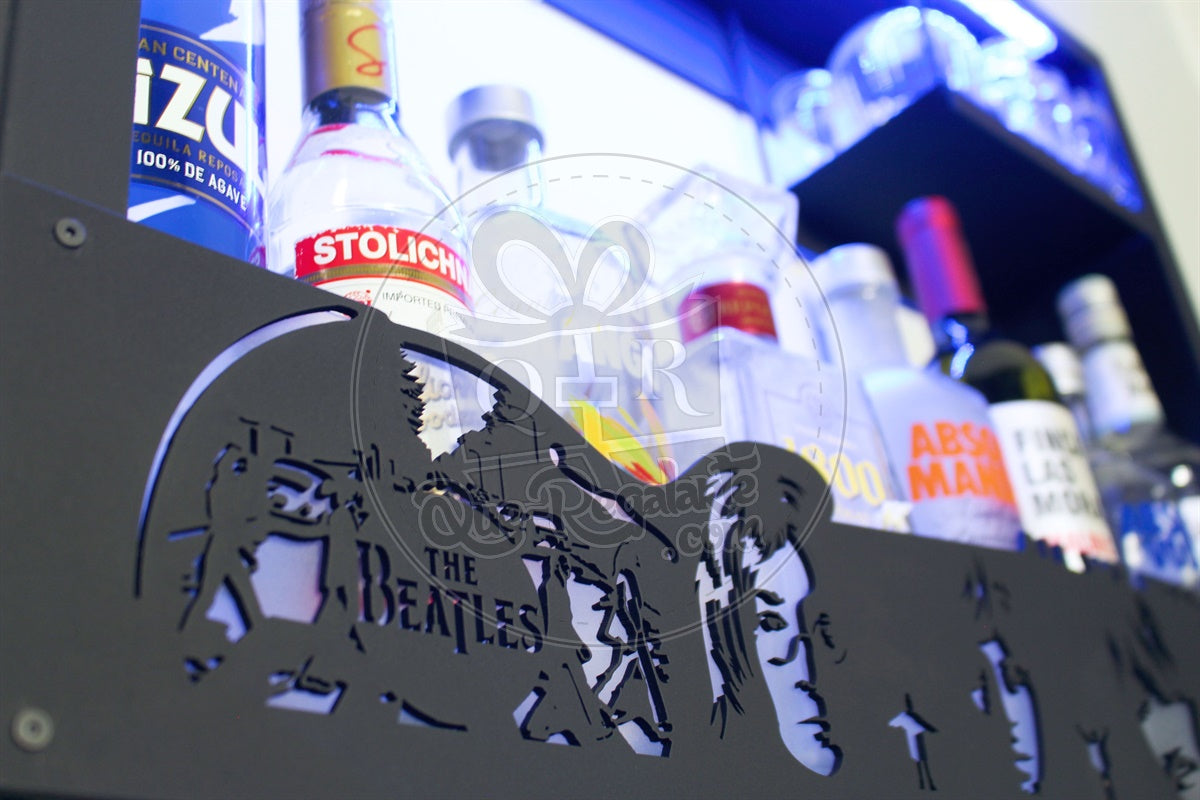Cantina The Beatles cantinera moderna leds cava porta vinos regalo