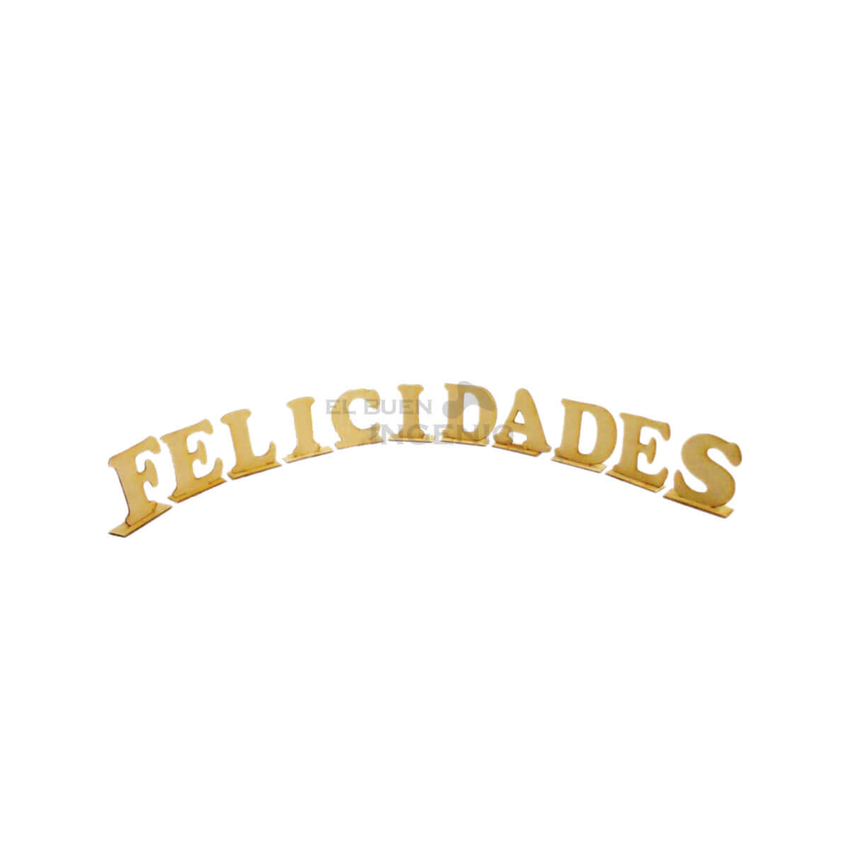 Letrero Felicidades para mesa de dulces