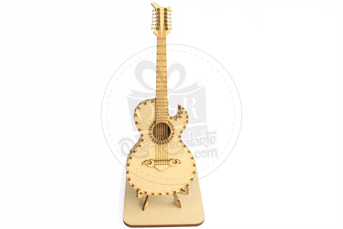 Mini Bajo Sexto Rompecabezas 3D Regalo Novio