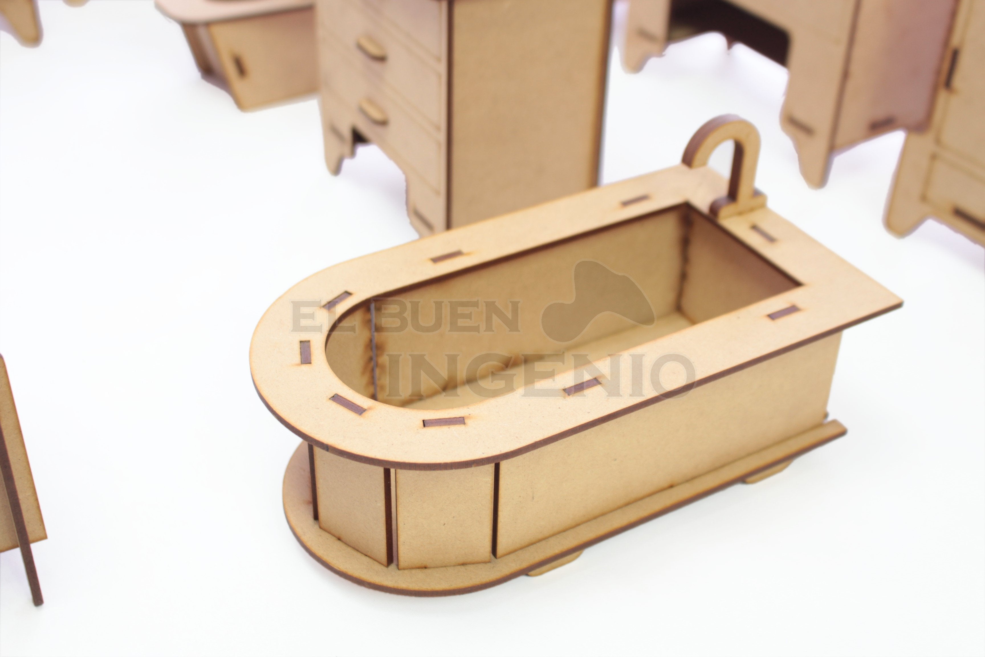 Set muebles para munecas barbies