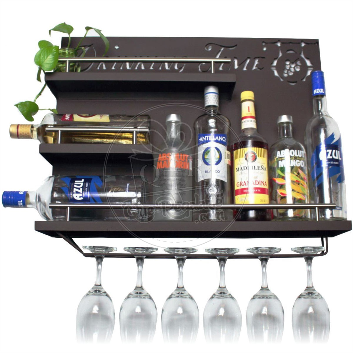 Bar Cantina Moderna Repisa Cantinera Cava De Vinos Metalica