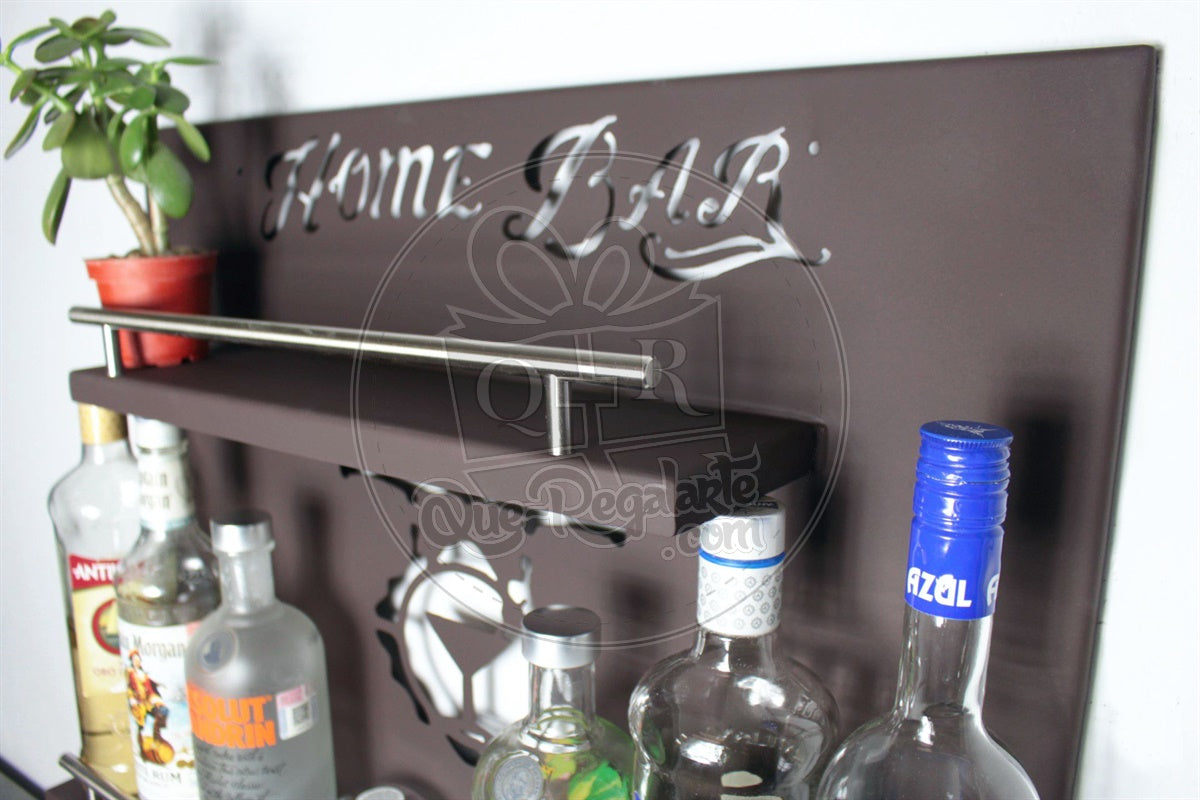 Bar Cantina Moderna Repisa Cantinera Cava De Vinos Metalica