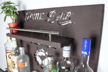 Bar Cantina Moderna Repisa Cantinera Cava De Vinos Metalica