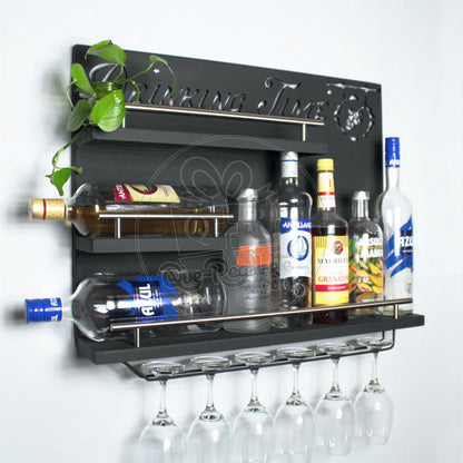 Bar Cantina Moderna Repisa Cantinera Cava De Vinos Metalica