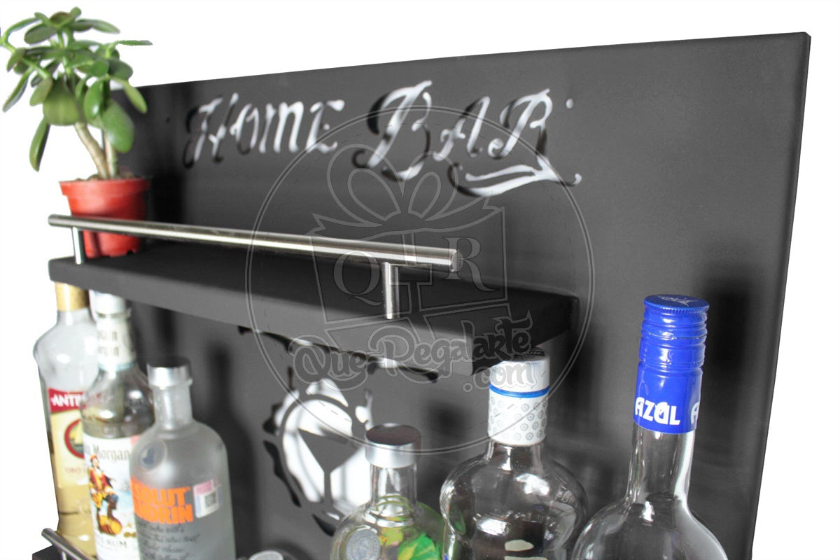 Bar Cantina Moderna Repisa Cantinera Cava De Vinos Metalica