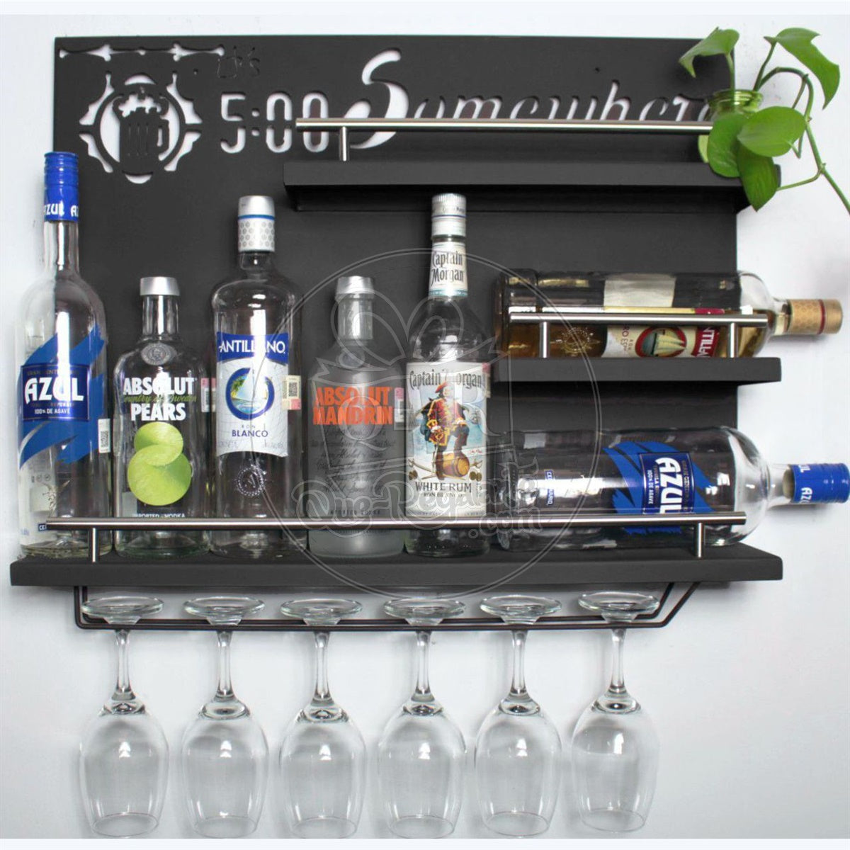 Bar Cantina Moderna Repisa Cantinera Cava De Vinos Metalica