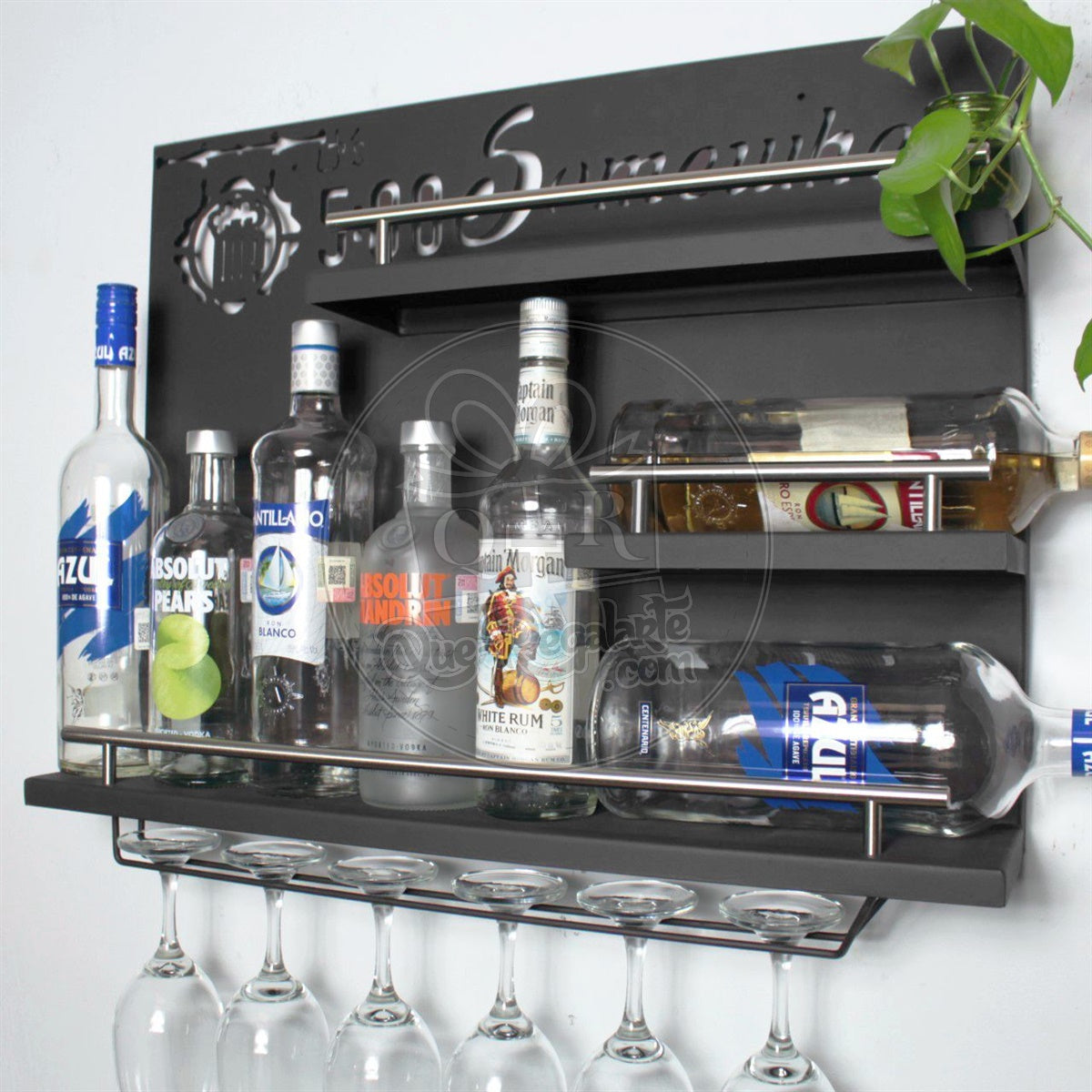 Bar Cantina Moderna Repisa Cantinera Cava De Vinos Metalica