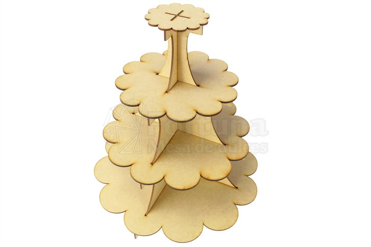 Base nube circular para cupcakes