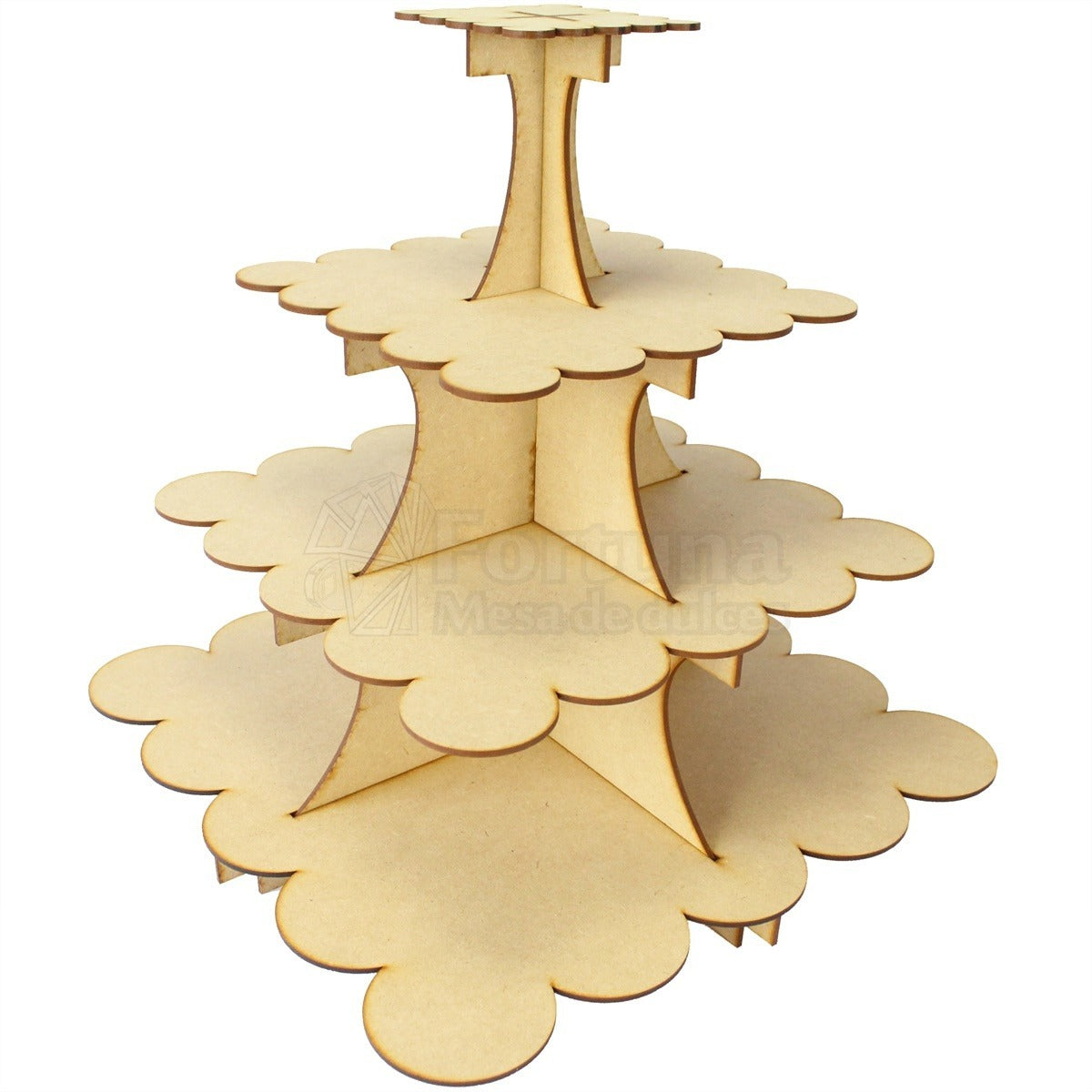 Base para cupcakes cuadrada nube