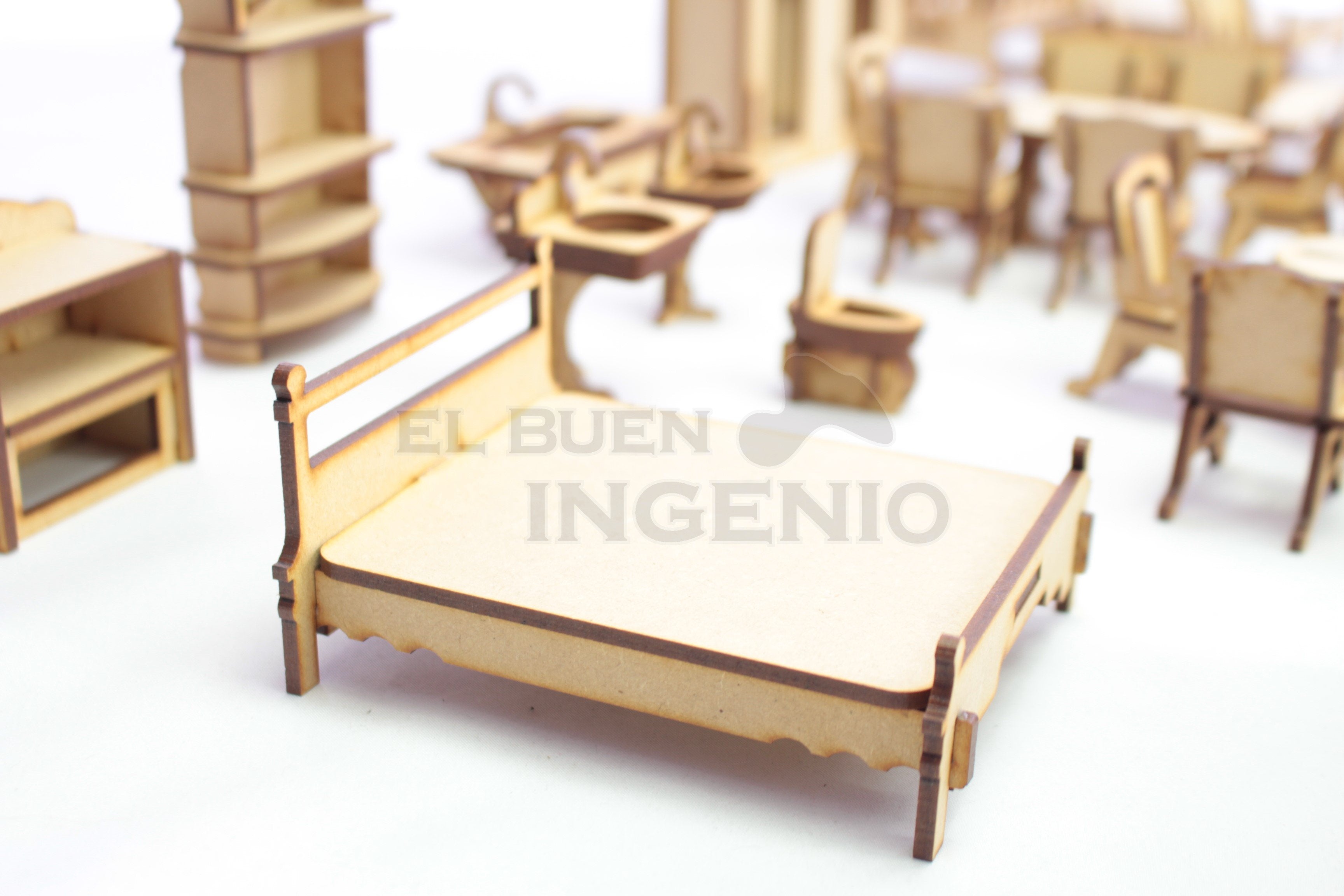 Set de muebles muñecas Polly 40 piezas