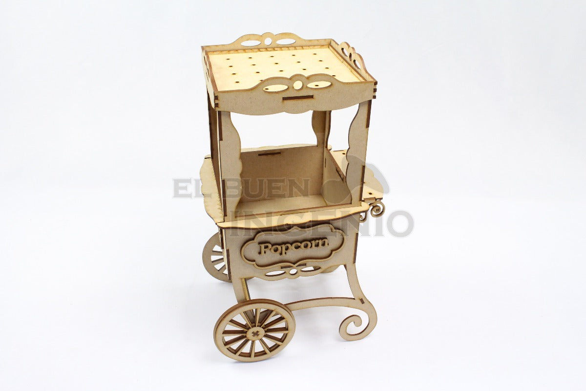 Carrito Palomitas carro para mesa de dulces