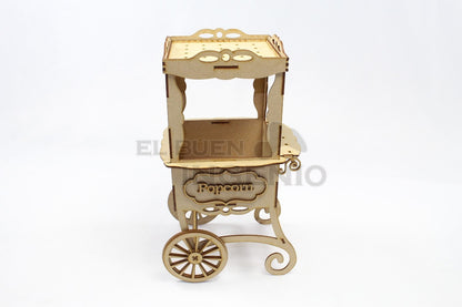 Carrito Palomitas carro para mesa de dulces