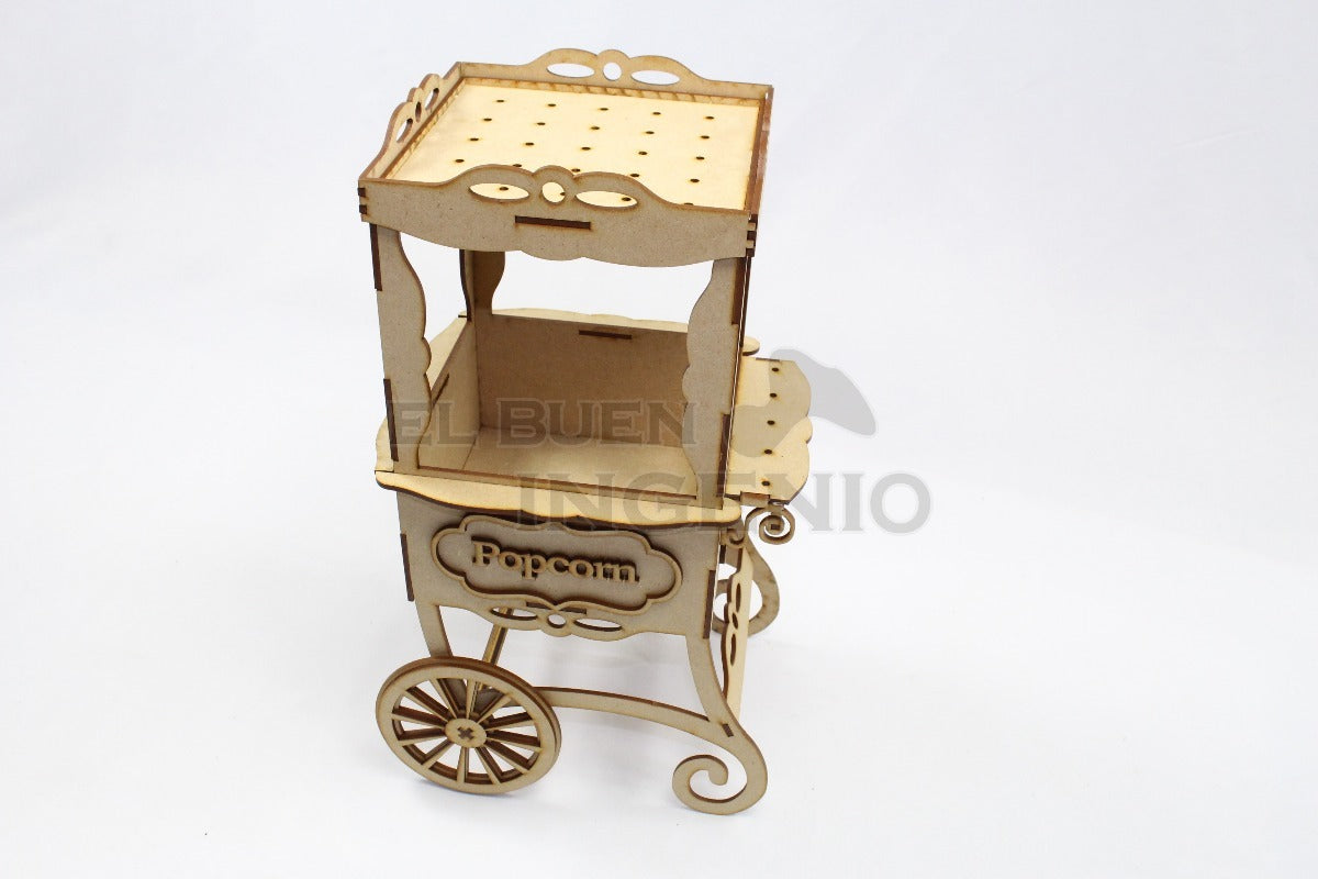 Carrito Palomitas carro para mesa de dulces