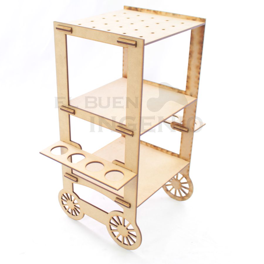 Base para cupcakes con porta paletas