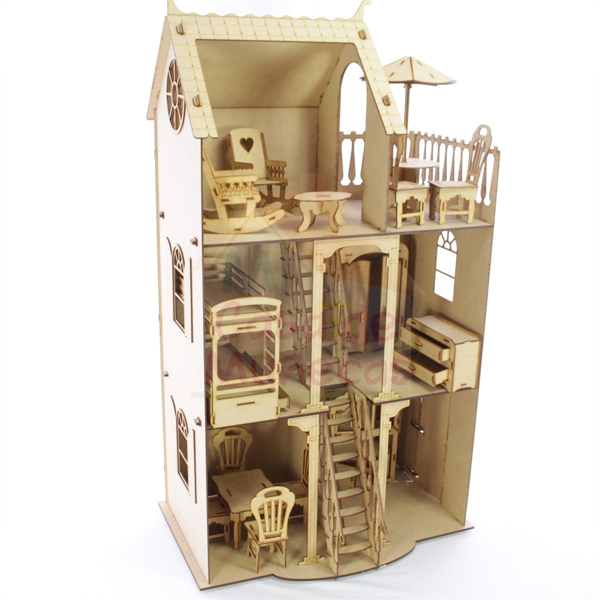 casa de barbie 3 pisos