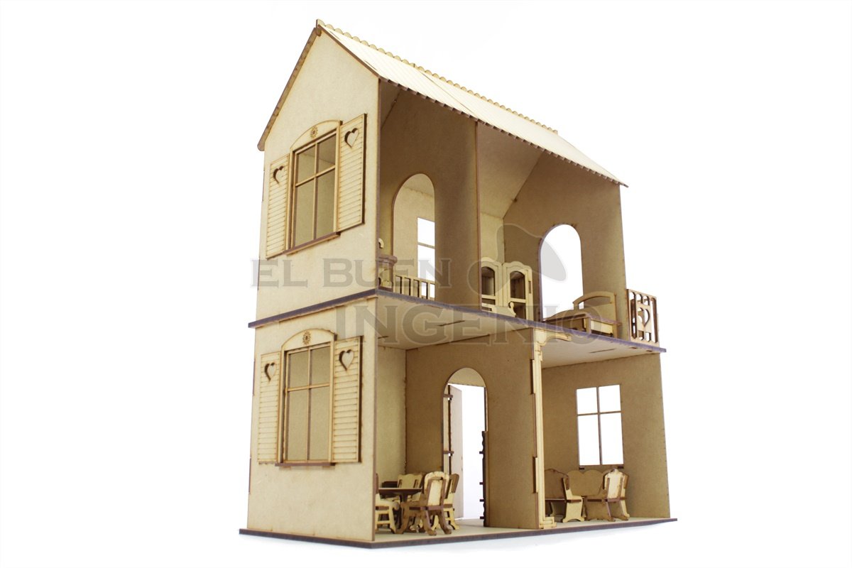 casa de muñecas 2 pisos Polly Pocket