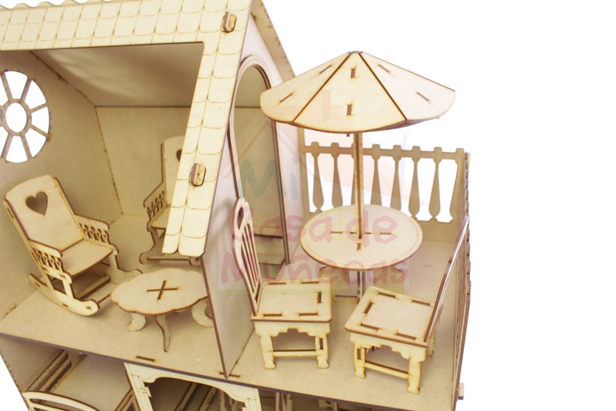terraza en casa de barbie