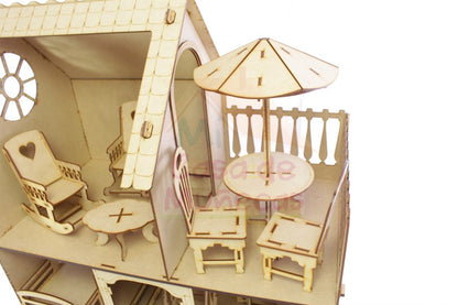 terraza en casa de barbie