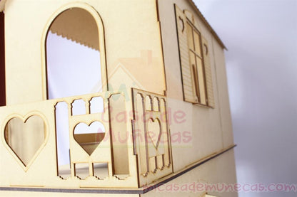 Balcon de casita de muñecas