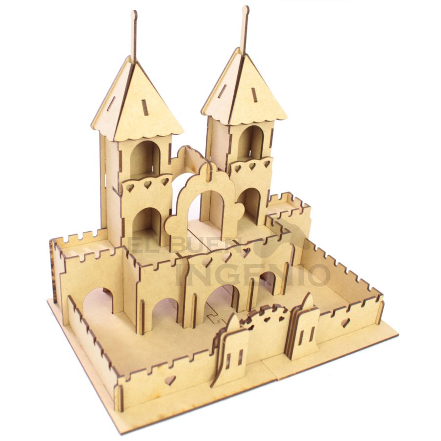 Castillo 1 para figuras pequeñas por ejemplo Lego