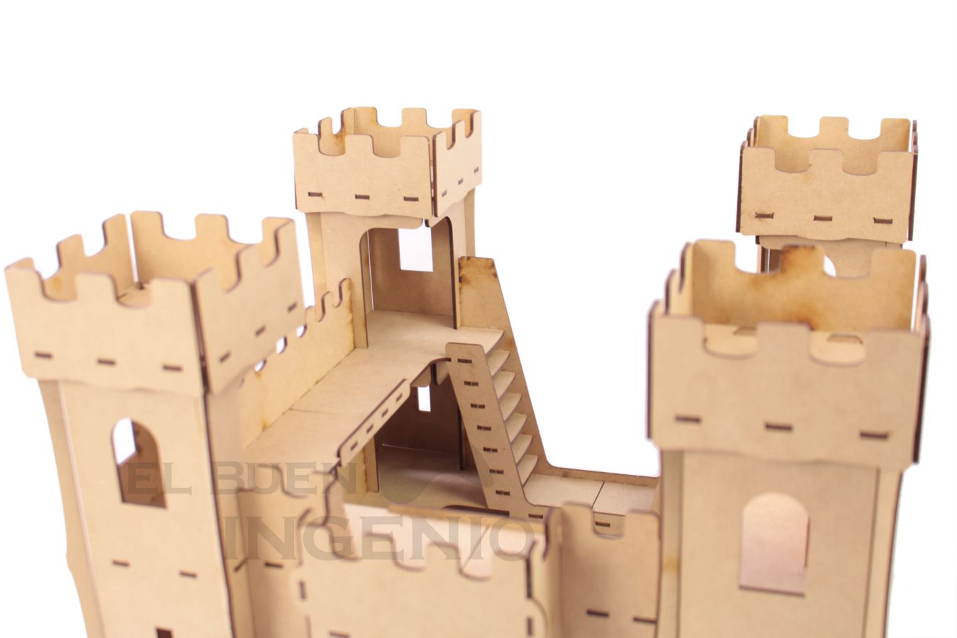Castillo 2 para figuras tipo Polly Pocket, Playmobil, GIJoe o similares