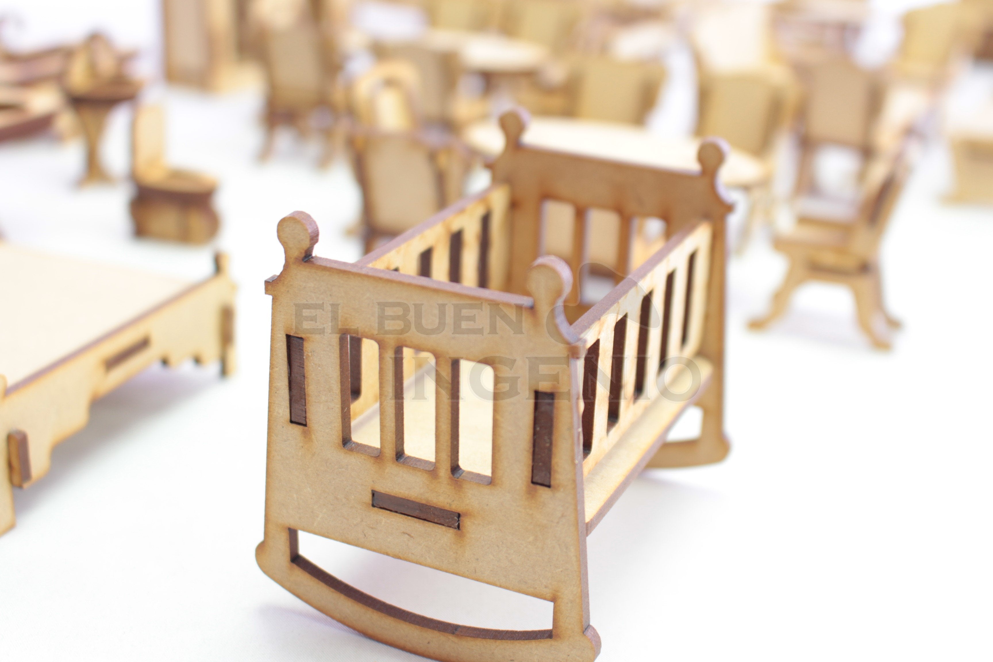 Set de muebles muñecas Polly 40 piezas