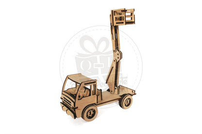 Grua Telescopica Rompecabezas 3D