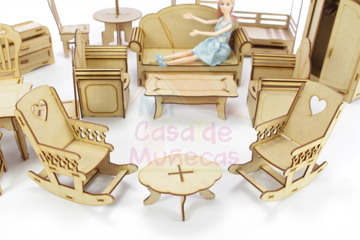 mecedoras para barbie