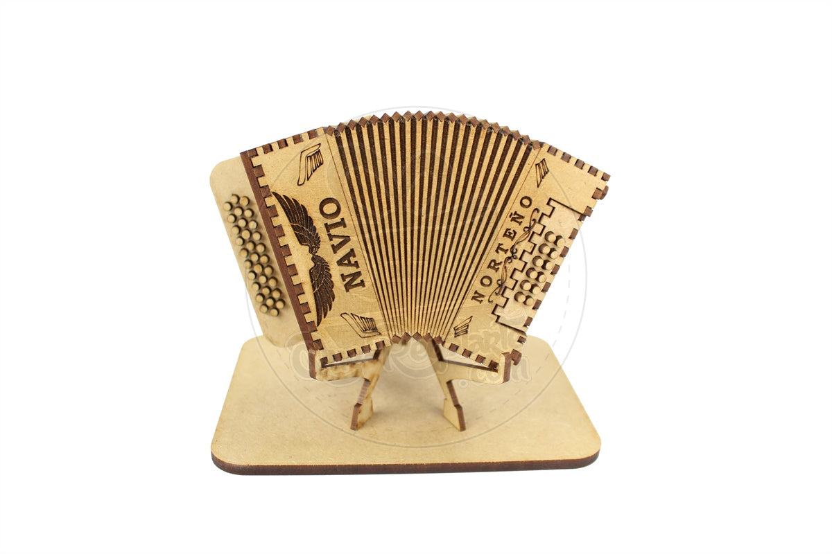 Mini Acordeon con Logo Ideal Para Regalar A Un Musico