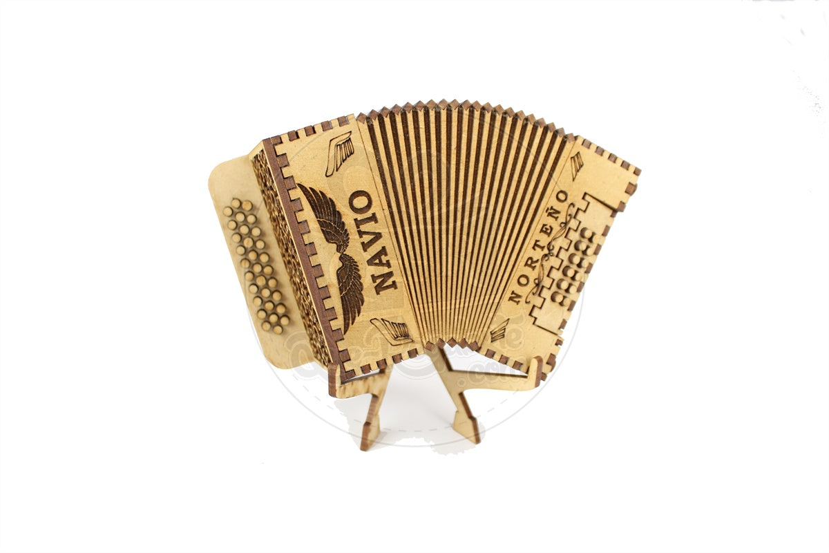 Mini Acordeon con Logo Ideal Para Regalar A Un Musico