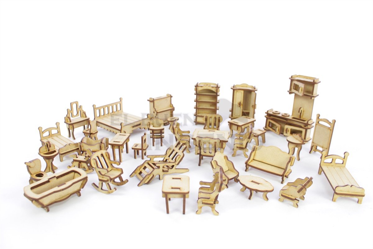 muebles para muñecas pequeñas