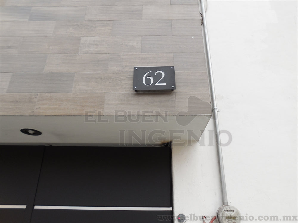 Numero Residencial Exterior Doble Capa