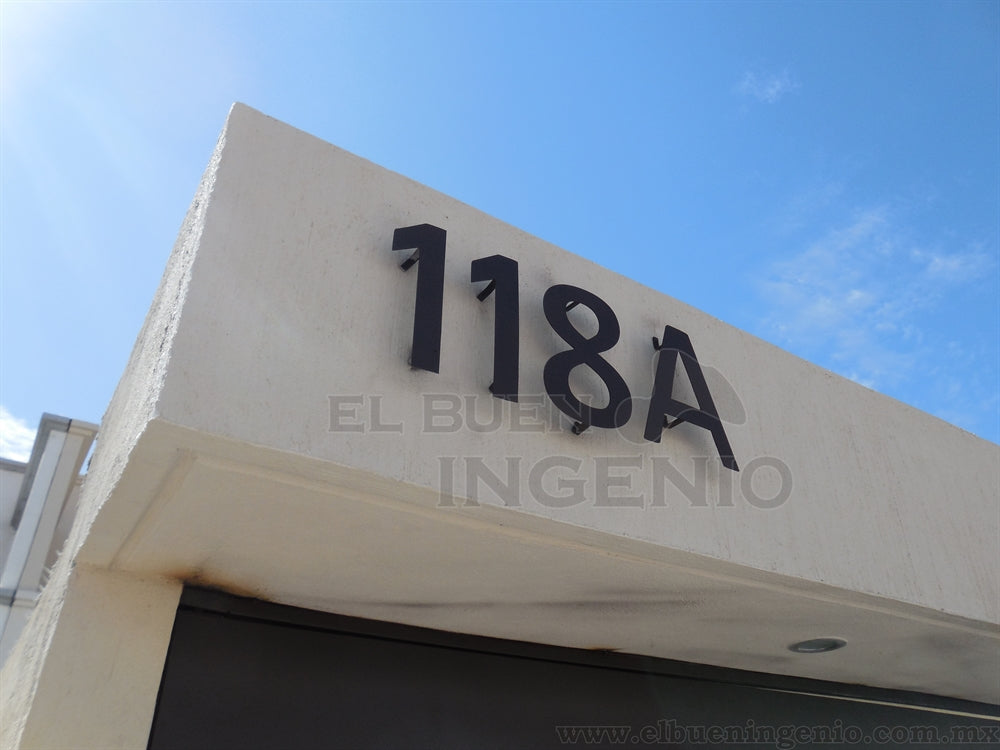 Numero Residencial Exterior Silueta
